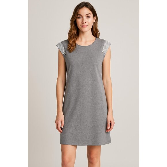 Les Copains designer Cap Sleeve Sheath Dress Size 48. M(8-10) - Picture 1 of 15